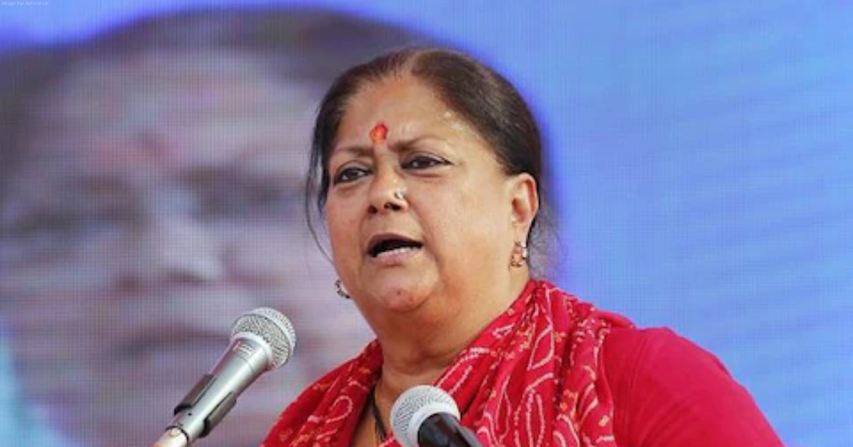 CM Gehlot's focus is only politics, not on governance: Former Rajasthan CM Vasundhara Raje